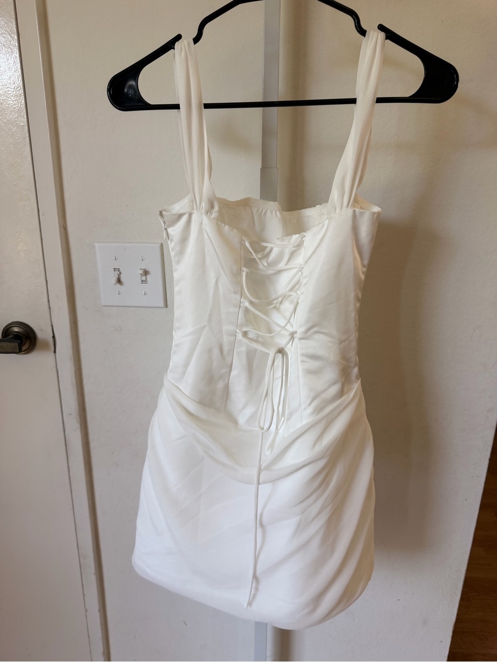 Princess Polly White Off-the-Shoulder Corset Mini Dress - Picture 5 of 5